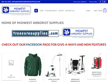 Tablet Screenshot of midwestarboristsupplies.com